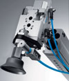Festo’s compact modular design means that vacuum generator and suction gripper can be mounted close to each other